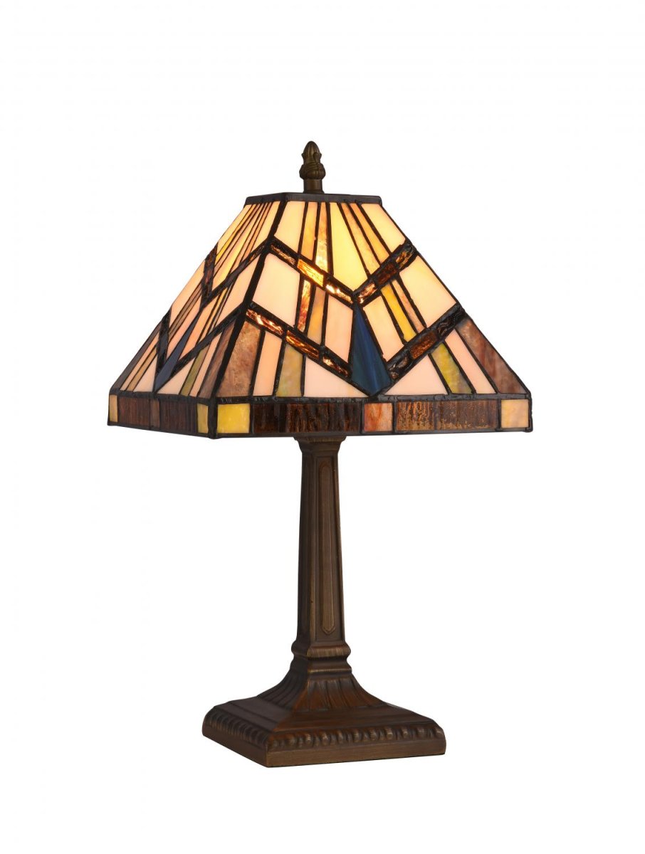 Square 34cm Veelkleurig Van Norrsken Design - Square is een klassieke Tiffanylamp met een prachtig design in verschillende kleuren.