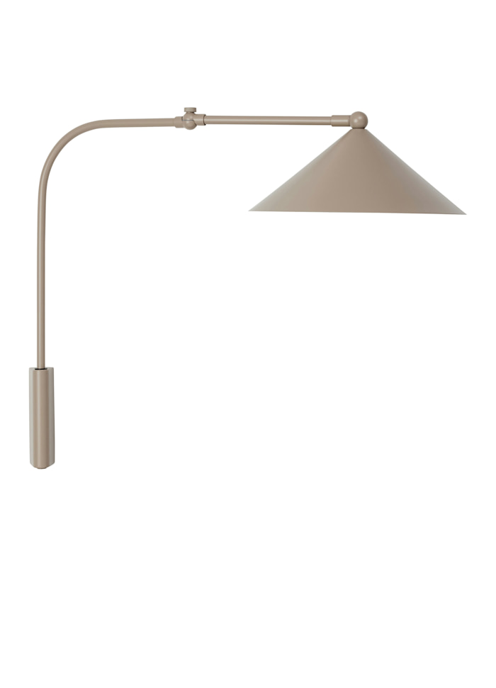 Kasa 60cm Beige wandlamp Van OYOY - Door de elegante vorm past de lamp in elk interieur en geeft hij de kamer karakter en stijl.