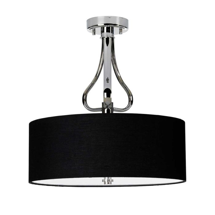 Falmouth Ø40 Gepolijst chroom badkamerlamp Van Elstead Lighting - Falmouth is een decoratieve plafondlamp voor de badkamer met een charmant frame dat de ruimte een romantische sfeer geeft.