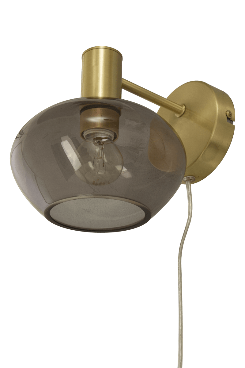 Bell Ø15 Rookgrijs wandlamp Van Aneta Lighting - 