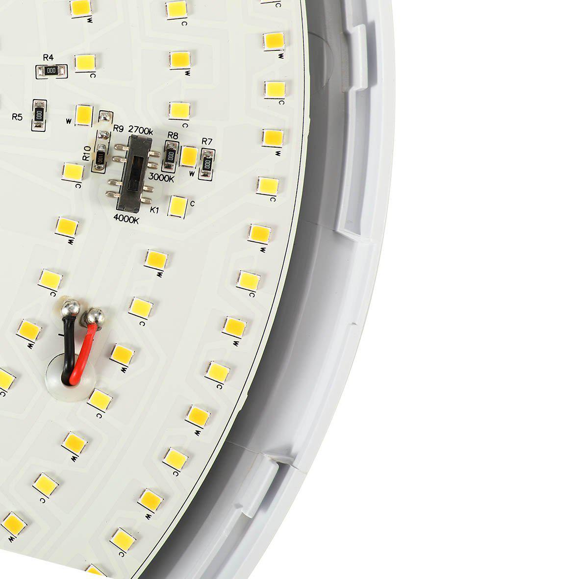 Canopy Ø30 Wit Van Designlight - De armatuur heeft in- en uitgangen aan zowel de achterkant als de zijkanten, wat betekent dat hij kan worden aangesloten en gemonteerd met een externe kabel.