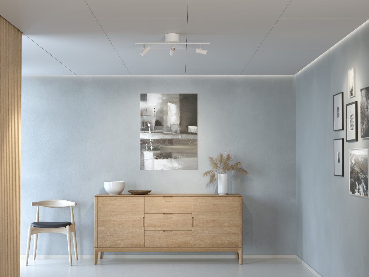 Cato 3 Mat wit spot Van Belid - De Cato-rail is verkrijgbaar in verschillende varianten en kleuren.