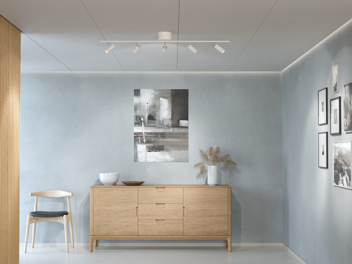 Cato 5 Mat wit spot Van Belid - De Cato-rail is verkrijgbaar in verschillende varianten en kleuren.