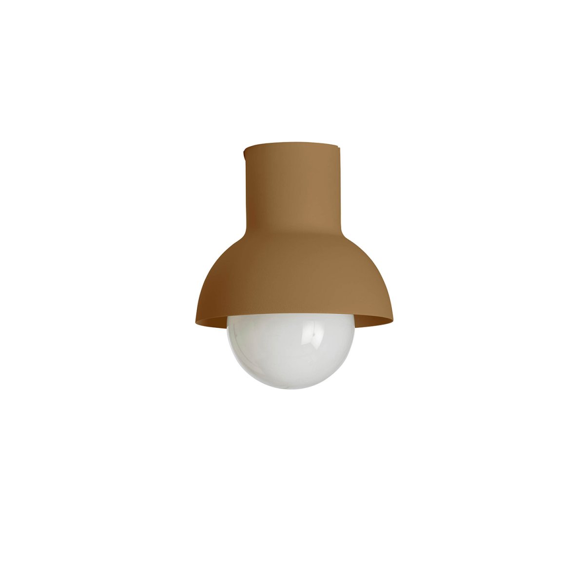Down Ø20 Donkere mosterd plafondlamp Van CO Bankeryd - De Down plafondlamp heeft een jeugdig en Scandinavisch design dat met zijn sfeervolle licht perfect past in de hal of keuken.