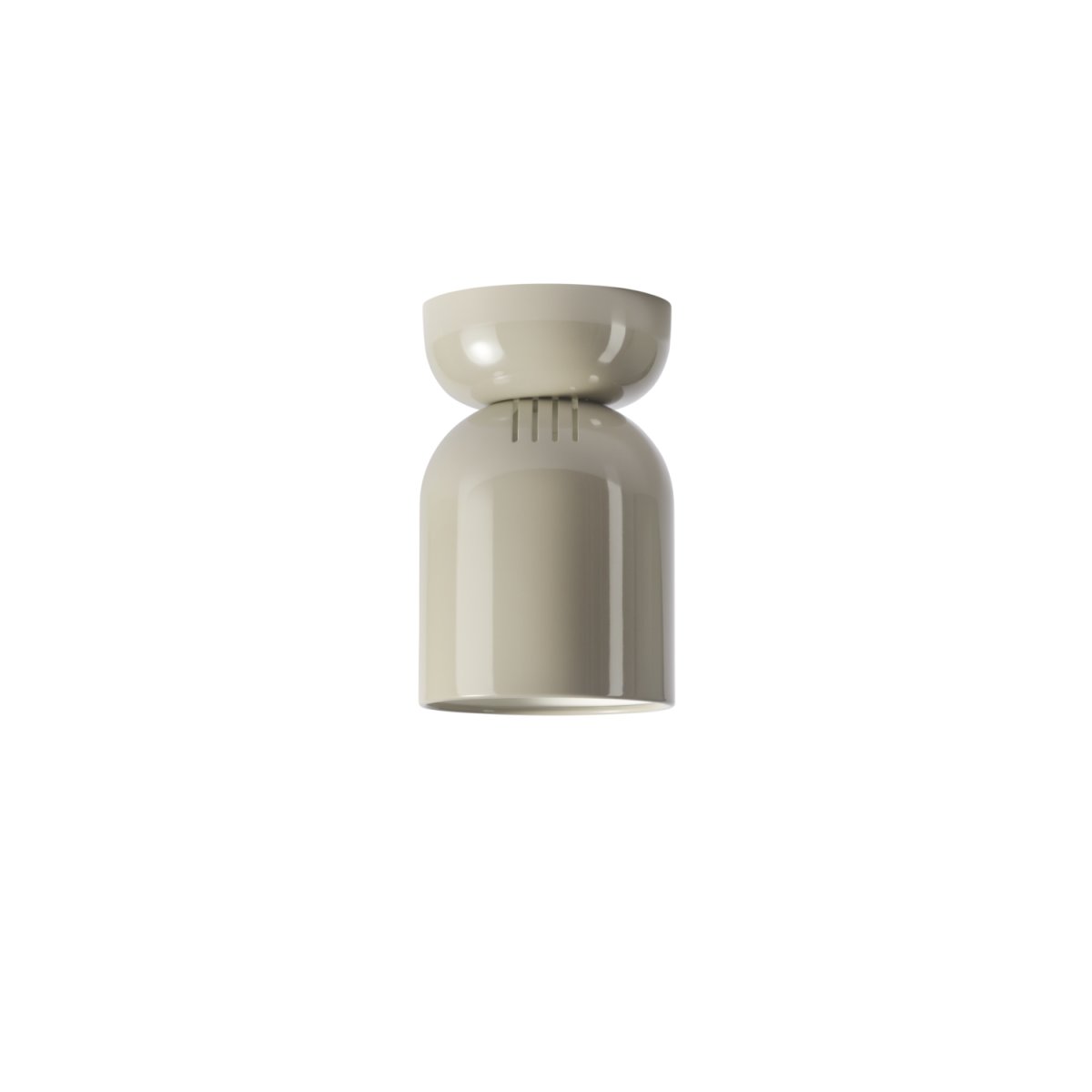 Lennon Ø13 Beige plafondlamp Van CO Bankeryd - Lennon is een stijlvolle en compacte metalen plafondlamp met een zachte, beige kleur die een harmonieuze uitstraling geeft.