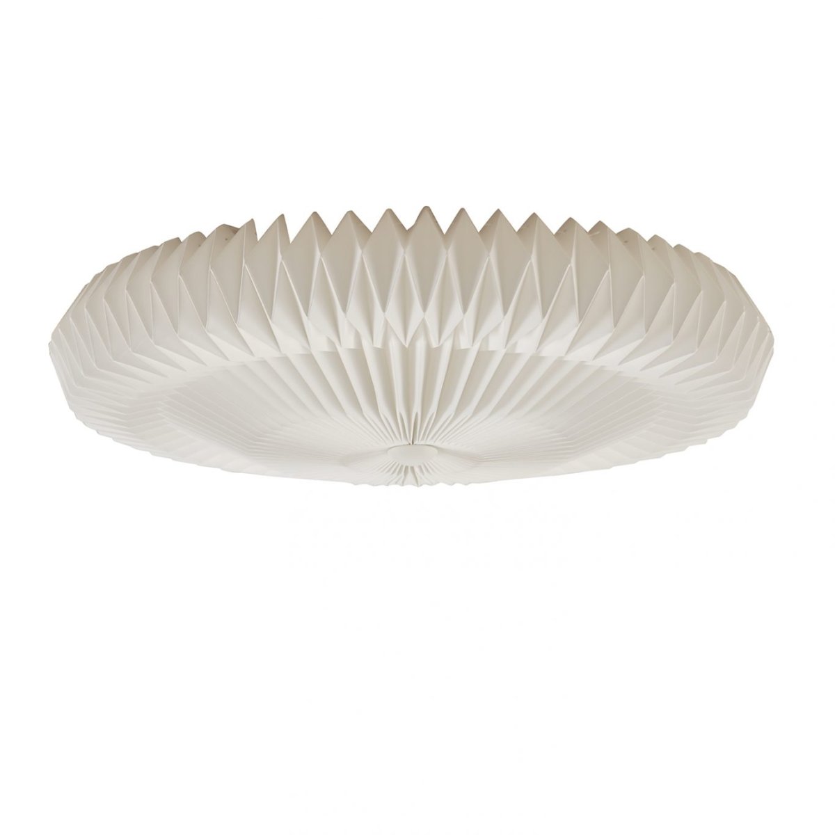 Pompom Ø57 Wit plafondlamp Van CO Bankeryd - De lamp geeft een zacht, algemeen licht of een diffuse, sfeervolle gloed wanneer hij gedimd wordt.