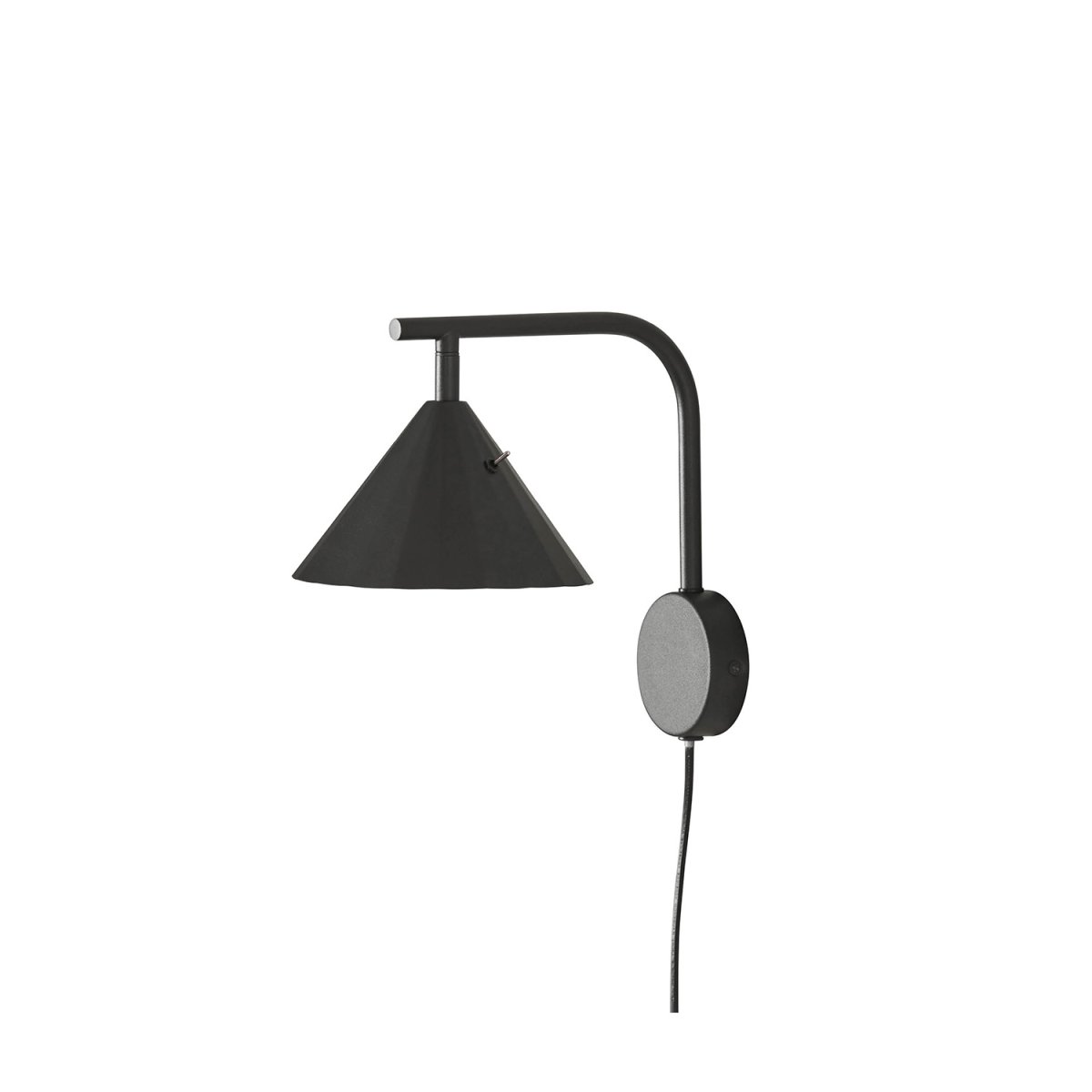 Rain 25cm Antraciet wandlamp Van CO Bankeryd - De Rain wandlamp kan uitstekend gebruikt worden in de woonkamer naast een bank of fauteuil, maar ook in een gang of boven een dressoir, waar het een moderne uitstraling aan de kamer geeft.