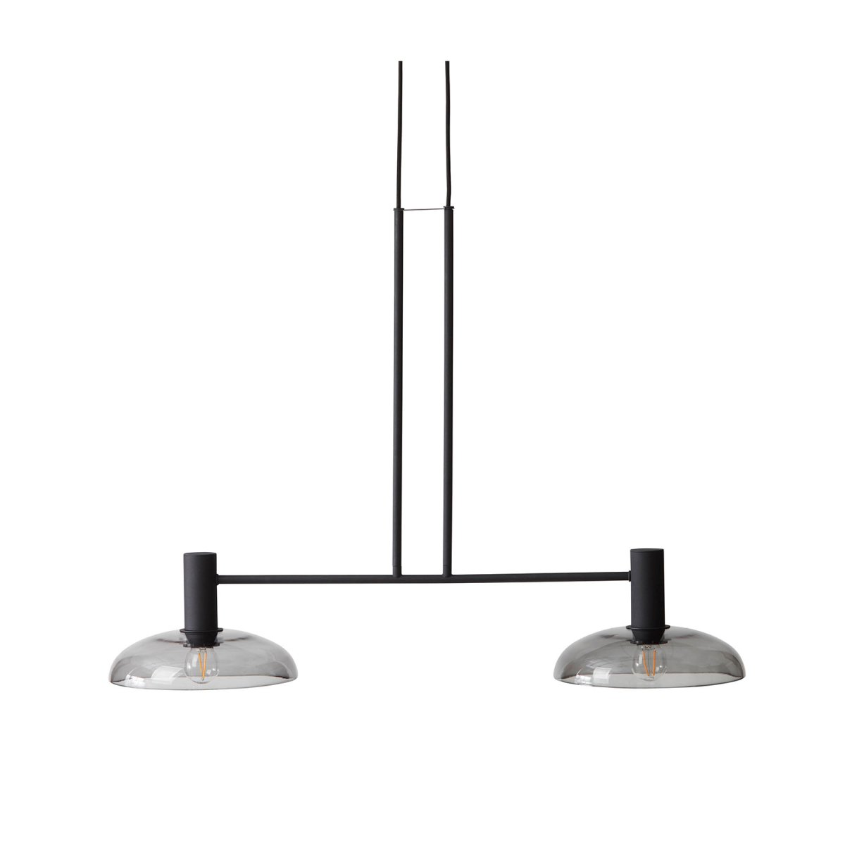 Ufo Long 80cm Zwart hanglamp Van CO Bankeryd - De Ufo Long plafondlamp heeft een volwassen, modern design dat elk ingericht huis verfraait.