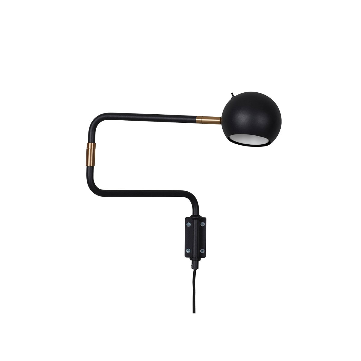 Yes! 62cm Antraciet wandlamp Van CO Bankeryd - De 62 wandlamp kan in de woonkamer naast een bank of fauteuil worden gebruikt, maar ook in een gang of boven een dressoir, waar hij een moderne uitstraling aan de kamer geeft.