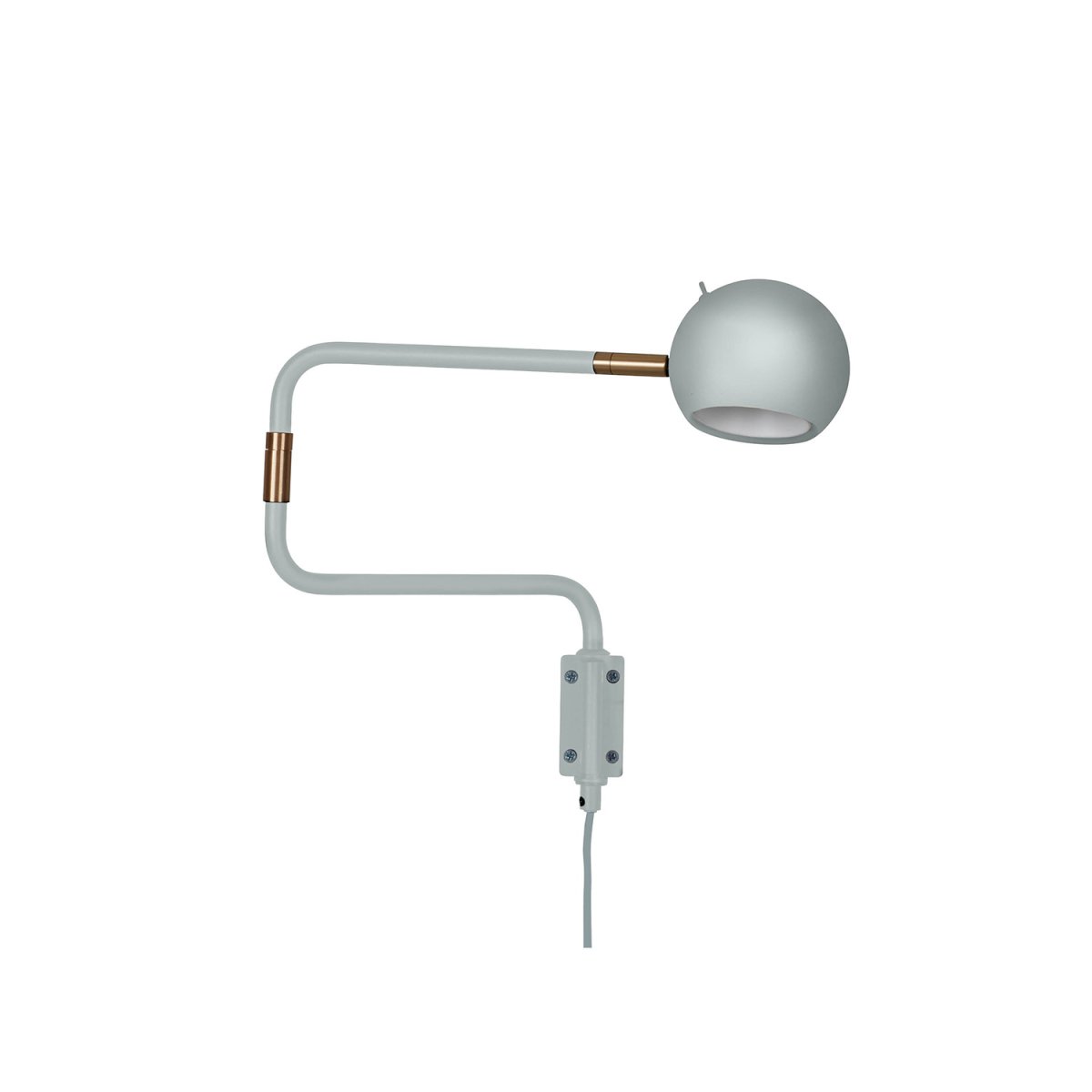 Yes! 62cm Grijs wandlamp Van CO Bankeryd - De 62 wandlamp kan in de woonkamer naast een bank of fauteuil worden gebruikt, maar ook in een gang of boven een dressoir, waar hij een moderne uitstraling aan de kamer geeft.