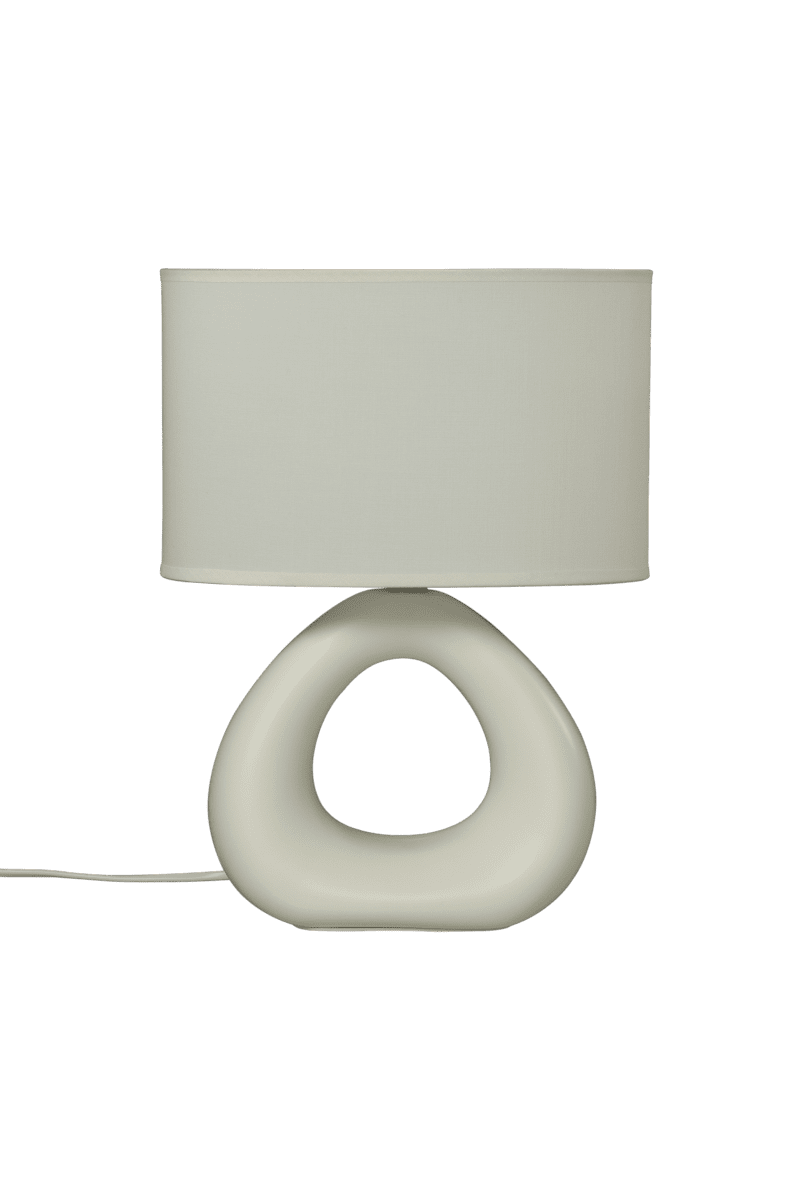 Eleni 35cm Natuurlijk wit tafellamp Van Aneta Lighting - Het ontwerp maakt het een perfecte aanvulling op alles, van de woonkamer tot de slaapkamer, waar het zowel opgaat in de omgeving als opvalt.