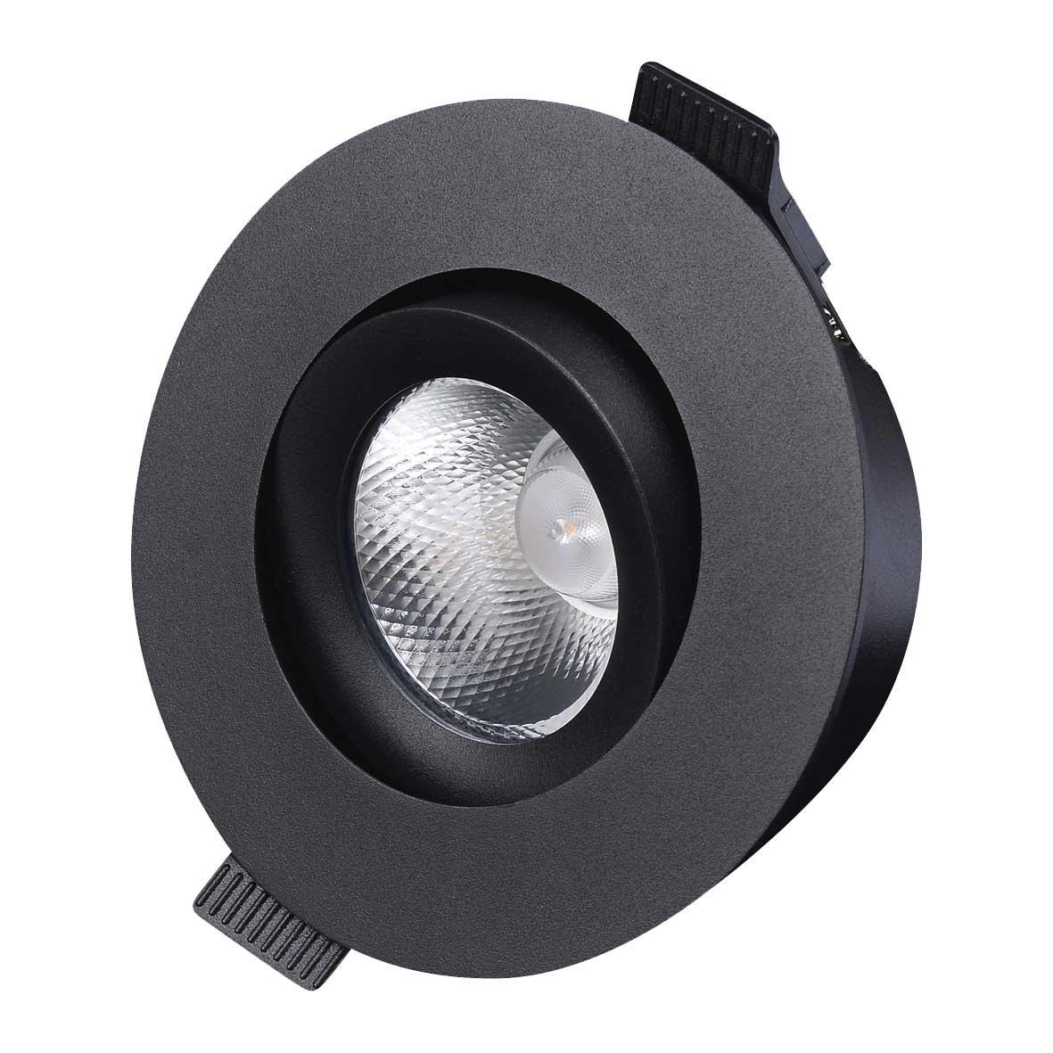 D-007 Downlight 3000K Zwart Van Designlight - De driver en aansluitdoos (meegeleverd) zijn ontworpen voor montage met 28-inch schroeven in combinatie met plafondtegels van 12-13 mm.