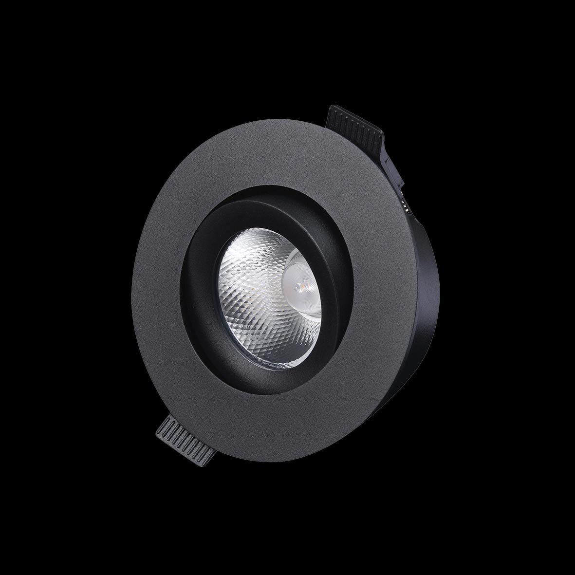 D-007 Downlight 3000K Zwart Van Designlight - De driver en aansluitdoos (meegeleverd) zijn ontworpen voor montage met 28-inch schroeven in combinatie met plafondtegels van 12-13 mm.
