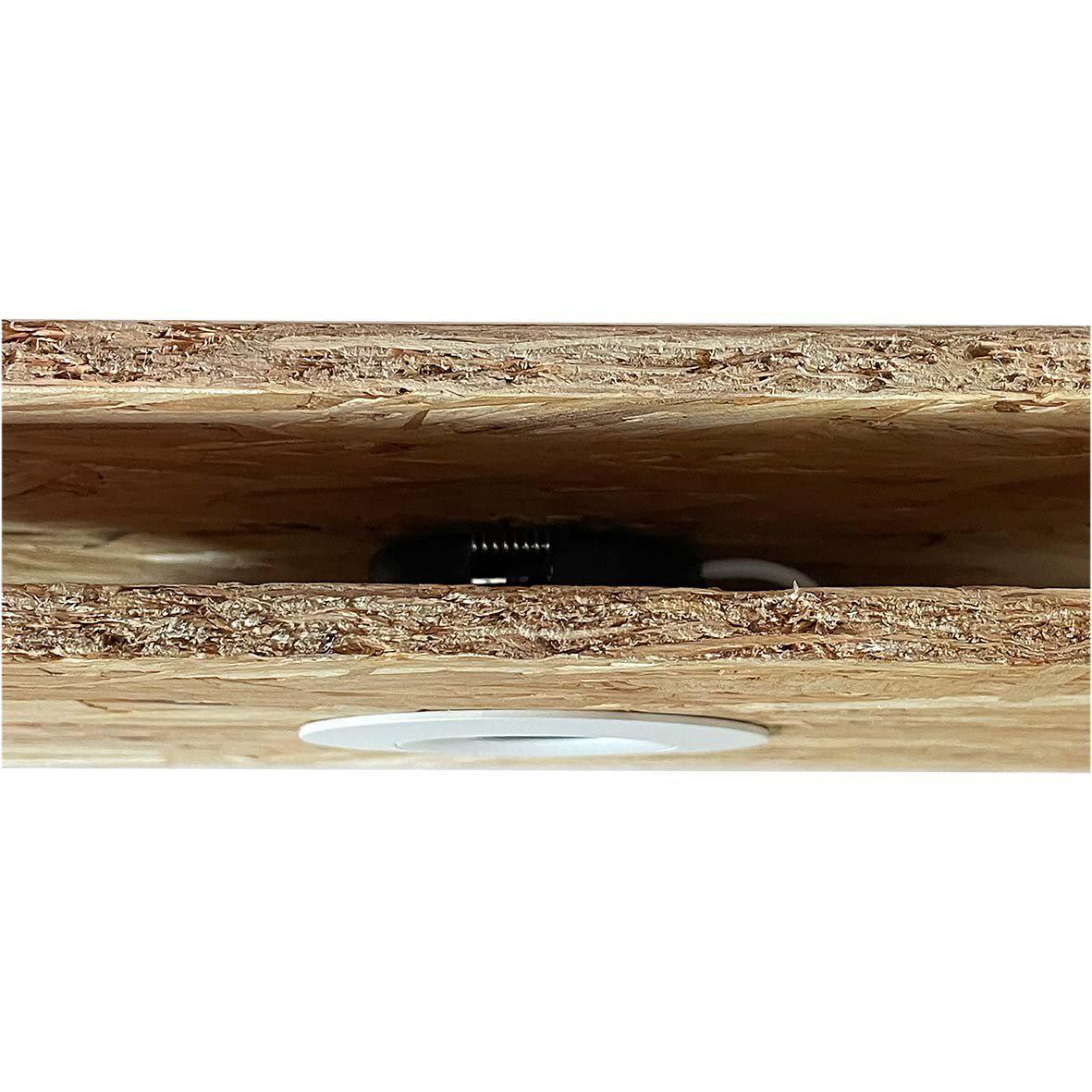D-007 Downlight 2700K Wit Van Designlight - De driver en aansluitdoos (meegeleverd) zijn ontworpen voor montage met 28-inch schroeven in combinatie met plafondtegels van 12-13 mm.