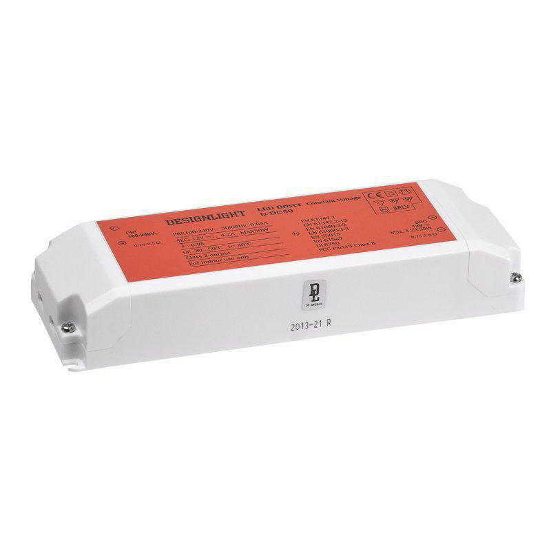 D-DC50 driver 1-50W, niet dimbaar Van Designlight - 