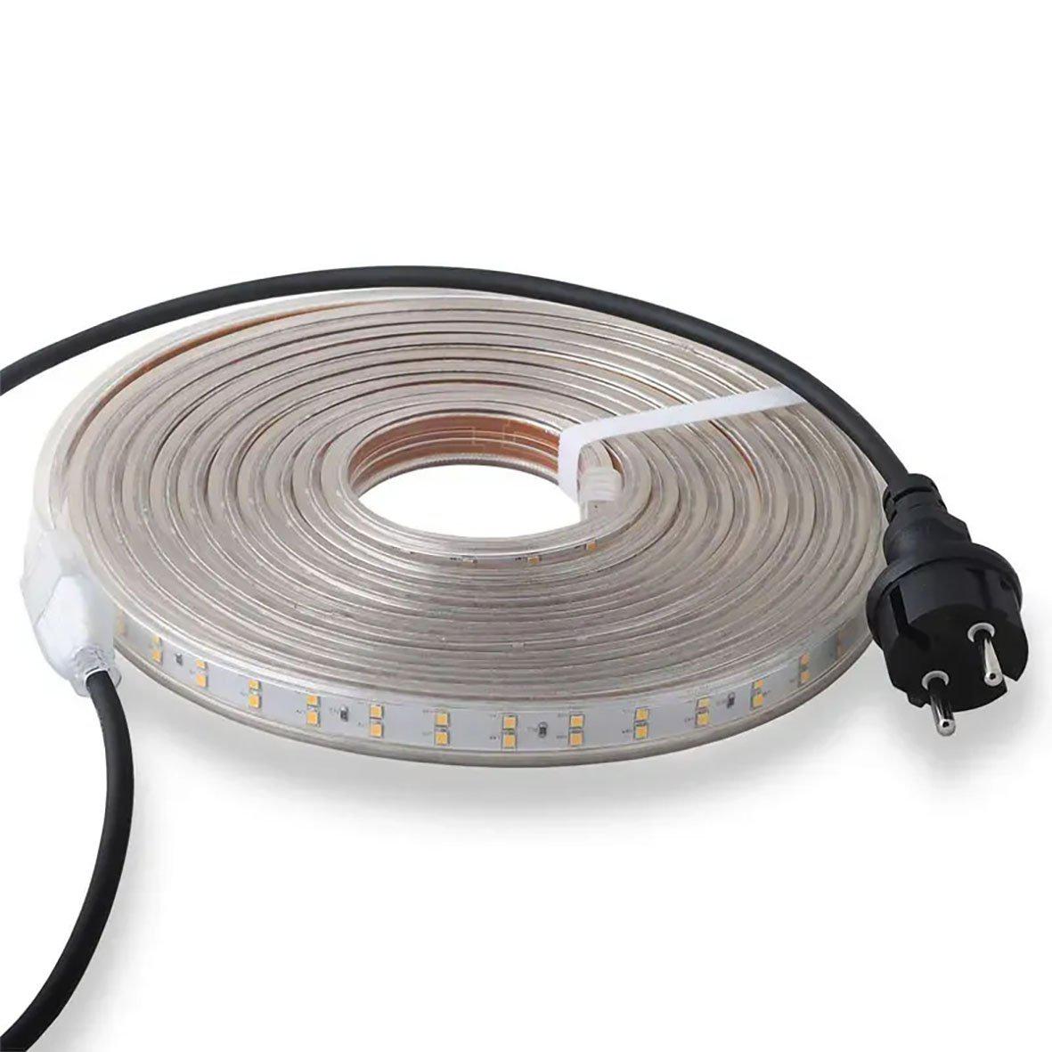 Werkverlichting DB-553 230V 5m Van Designlight - Alternatief voor wie een complete LED-strip van 5 meter nodig heeft die direct kan worden aangesloten met de meegeleverde kabel van 3 meter met stekker.