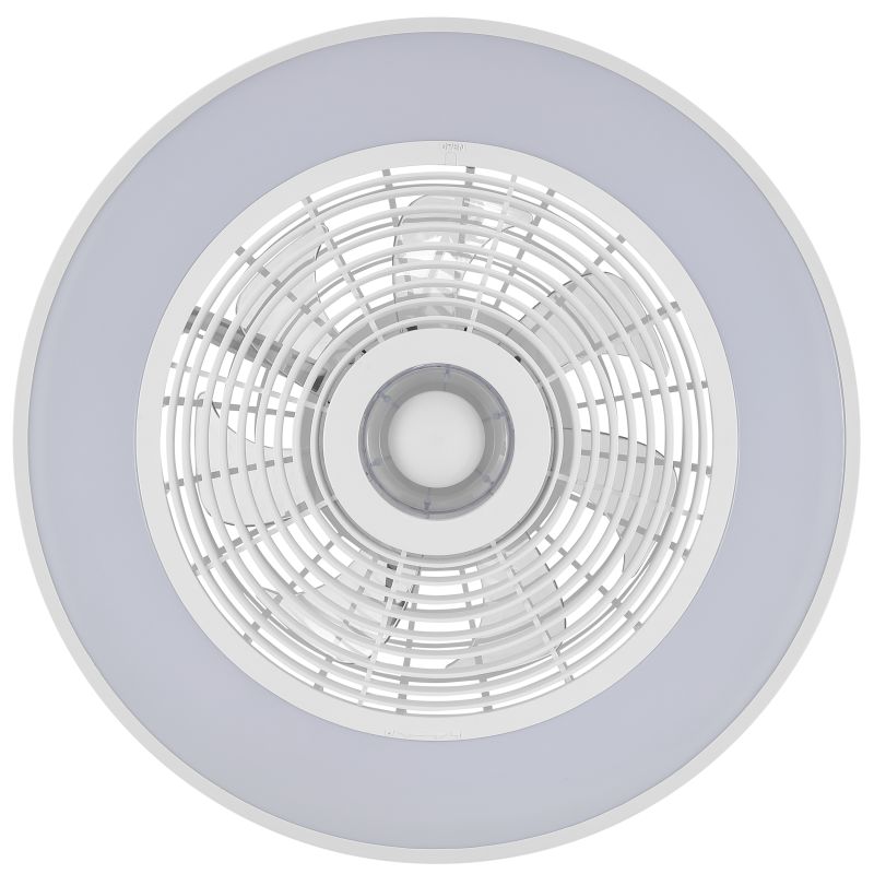 Catania Ø48 Wit Van Brilliant - De ventilator is ook uitgerust met IC-RGB-technologie die zorgt voor zachte kleurovergangen en levendige lichteffecten voor een unieke en sfeervolle ambiance.