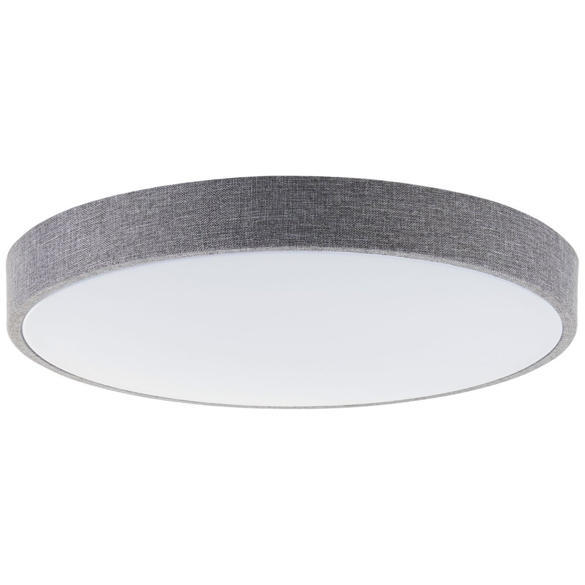 Filiz Ø50 Grijs plafondlamp Van Brilliant - Met de meegeleverde afstandsbediening kunt u eenvoudig de helderheid dimmen en de kleurtemperatuur aanpassen van wit licht (3000K) tot koel wit licht (6500K) om de juiste sfeer te cre&euml;ren voor elke gelegenheid.