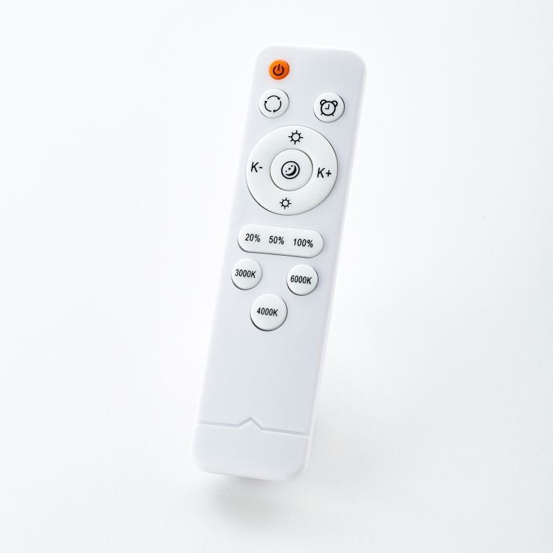 Slimline Ø50 Hout plafondlamp Van Brilliant - Met een lichtsterkte van 3800 lumen zorgt hij voor optimale verlichting en met de CCT-functie kunt u de kleurtemperatuur aanpassen van warmwit tot daglichtwit.