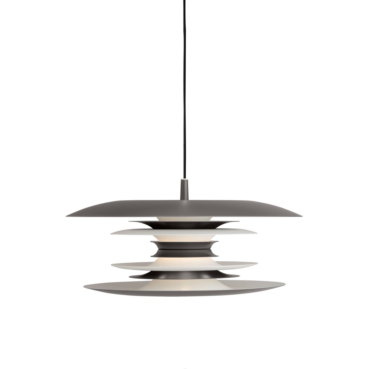  Diablo Ø40 Oxidegrijs hanglamp Van Belid - De hanglamp verspreidt een aangenaam, gedempt licht en komt net zo goed tot zijn recht boven de eettafel als in andere ruimtes in huis waar u stijl en functionaliteit wilt combineren.