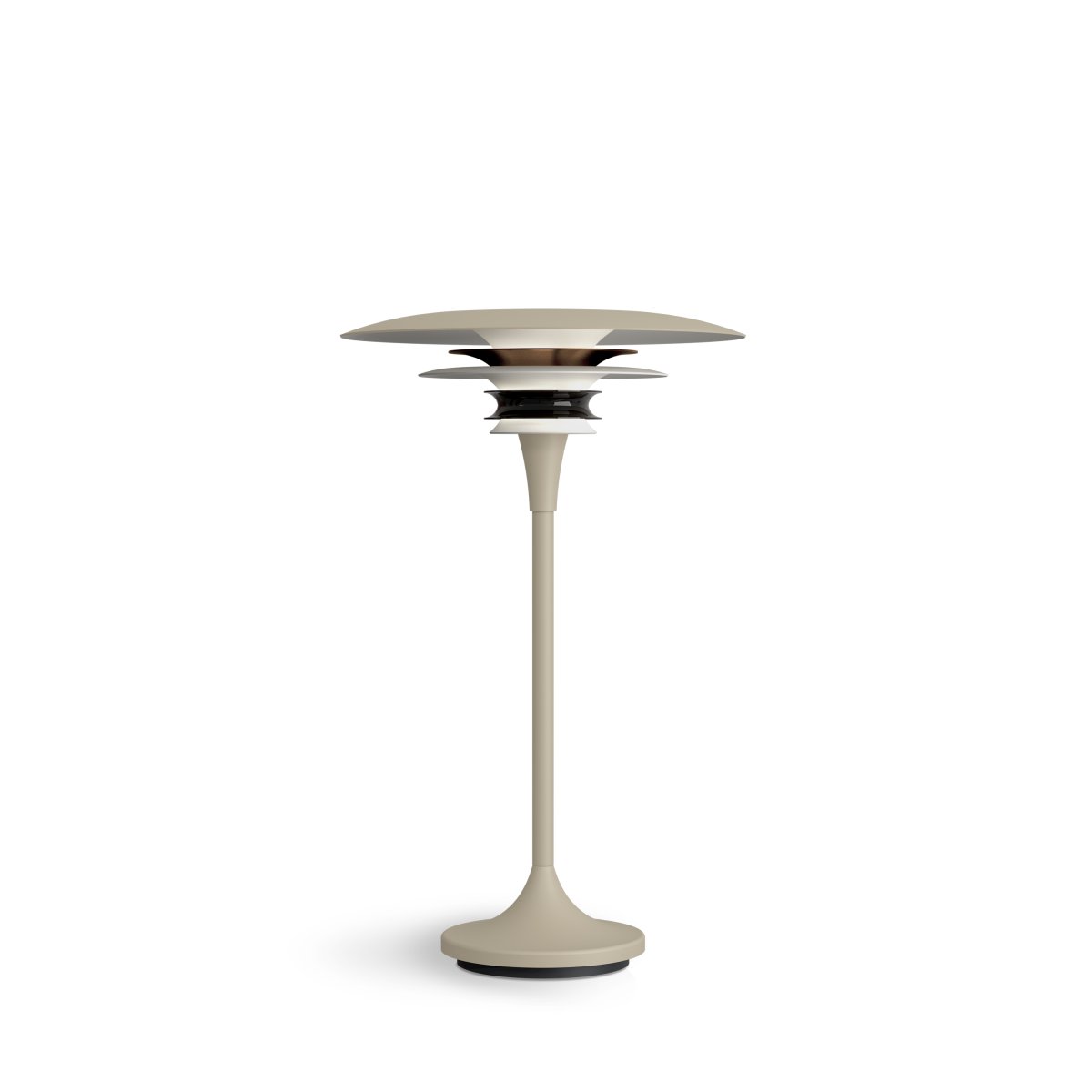 Diablo 48cm Zand/brons tafellamp Van Belid - De lamp is verkrijgbaar in verschillende kleuren, wat samen met het unieke design een uniek detail in het interieur oplevert.