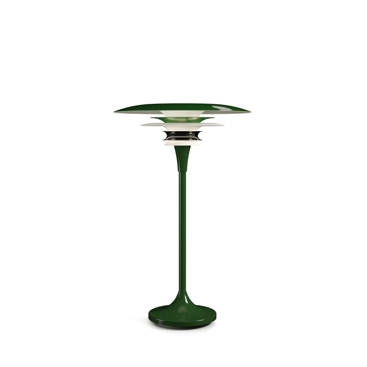 Diablo 48cm Groen/wit tafellamp Van Belid - De lamp is verkrijgbaar in verschillende kleuren, wat samen met het unieke design een uniek detail in het interieur oplevert.