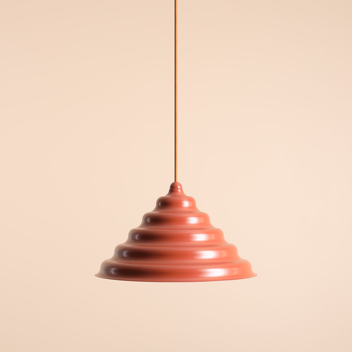 Wave Ø36 ROOD hanglamp Van Artera - Wave is een moderne hanglamp met een retrodesign, waardoor het een veelzijdige lamp is die in elk huis past.
