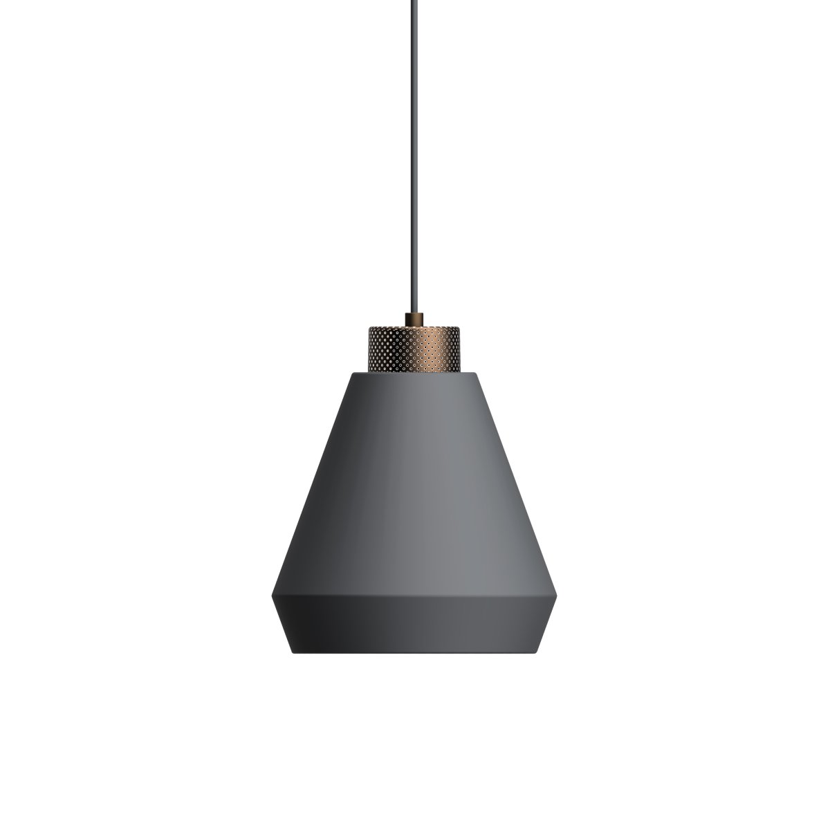  Edge Ø25 Grafiet hanglamp Van Herstal - Ontdek het elegante en industri&euml;le design van de Edge hanglamp in grafietgrijs.