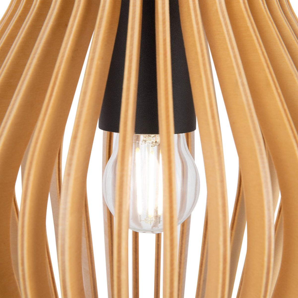 Roots Ø20 Natuur hanglamp Van Maytoni - Het ontwerp van de lampenkap creëert de illusie van zweven en verspreidt tegelijkertijd een prachtig en uitnodigend licht in de kamer.
