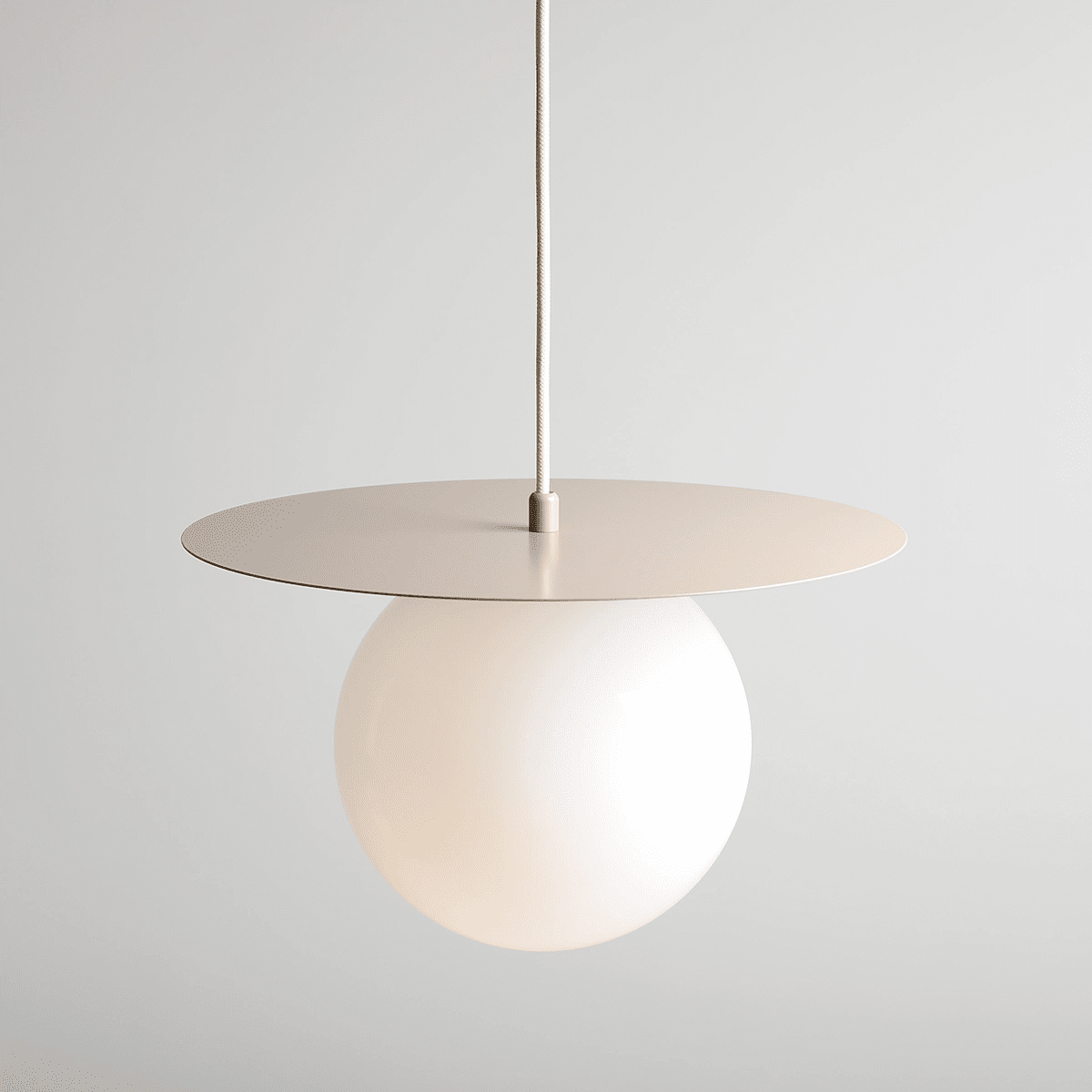 Loop Ø34 Beige hanglamp Van Artera - Loop is een moderne hanglamp met een retro design in een mooie beige kleur.