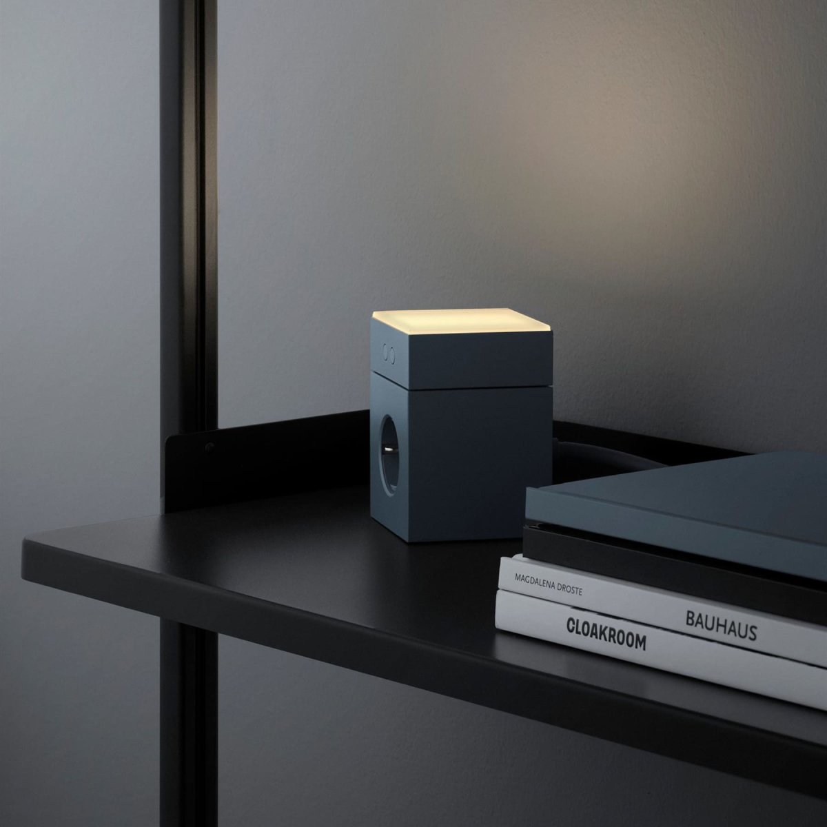 LAMP 1 - EU Blauw Van Avolt - Deze handige kleine lamp kan direct in het stopcontact (230V) worden gestoken en is perfect als nachtlampje of sfeerverlichting in de hal, slaapkamer of andere ruimtes waar u een zacht licht wilt.