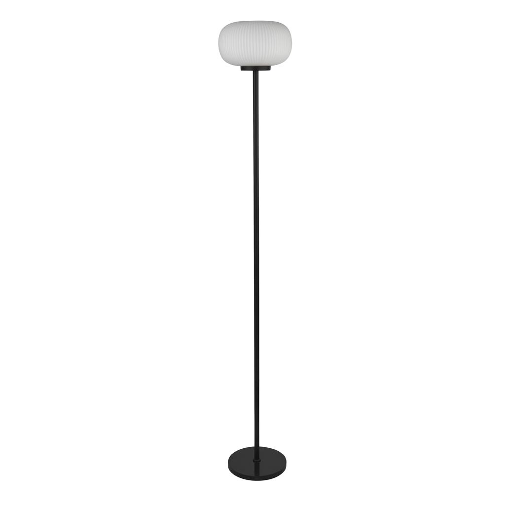 Lumina Zwart vloerlamp Van Searchlight - Gebruik de lamp als een op zichzelf staand interieurdetail of combineer hem met andere lampen uit de Lumina-serie voor een uniforme look.