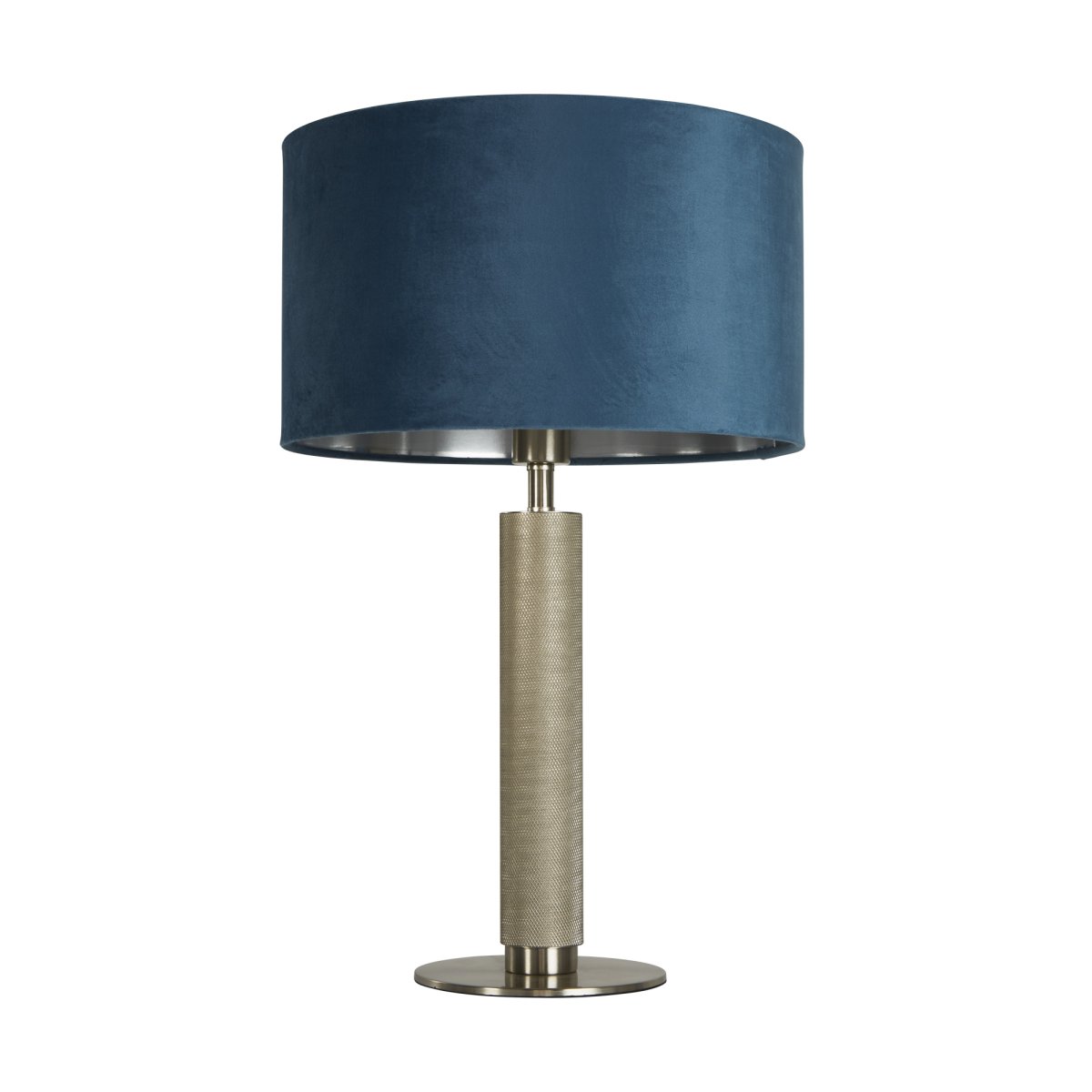 London 63cm Blauwgroen tafellamp Van Searchlight - Het moderne en stijlvolle design van de lamp maakt het een perfecte aanvulling voor iedereen die op zoek is naar een opvallend, maar discreet, detail in het interieur.