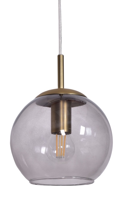 Globi Ø15 Messing/gerookt raamlamp Van Nordic Lighting - De Globi raamlamp is een stijlvolle en moderne lamp die de kamer een warme en gezellige sfeer geeft.