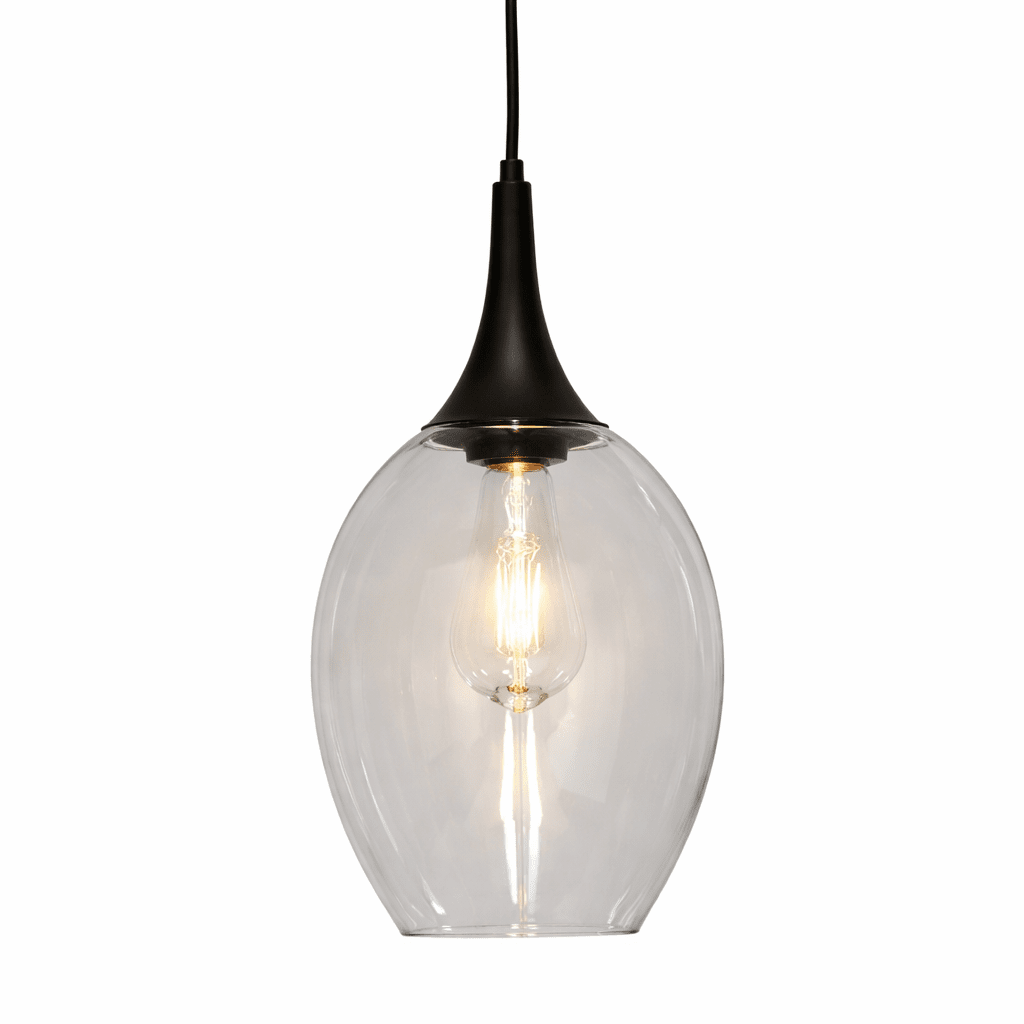 Elipzo Ø18 Rookkleurig raamlamp Van Lampan - De zwarte metalen bovenkant geeft een stijlvolle uitstraling, terwijl de kap van rookglas zorgt voor een zacht en sfeervol licht.