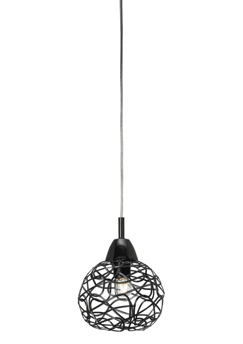  Excel Ø13 Zwart raamlamp Van Cottex - Het open metalen hor geeft een moderne en elegante uitstraling en is een echte blikvanger in elk raam.