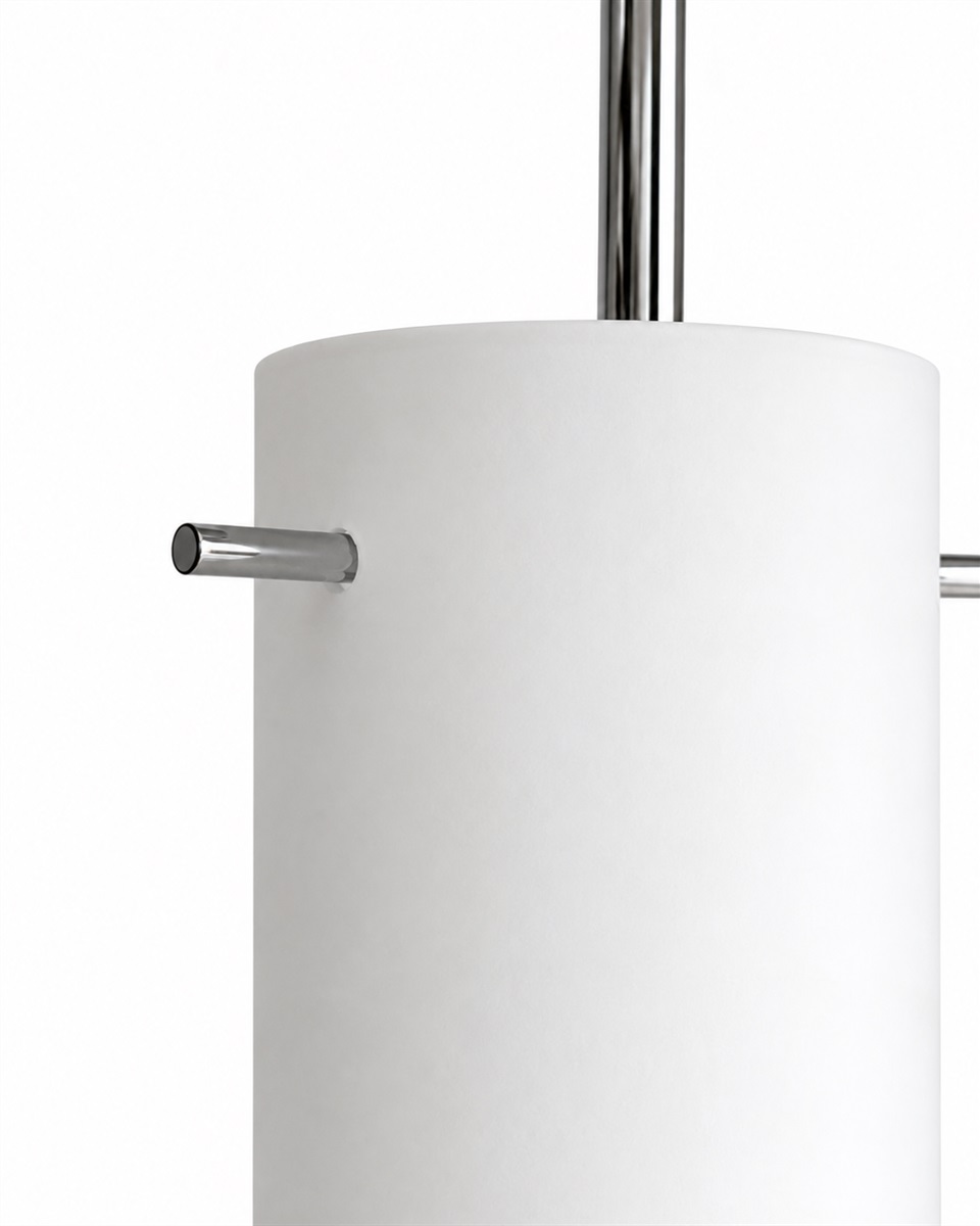 Cilinda Ø7 Chroom/wit raamlamp Van Nordic Lighting - Cilinda is een tijdloze raamlamp met een stijlvol design.