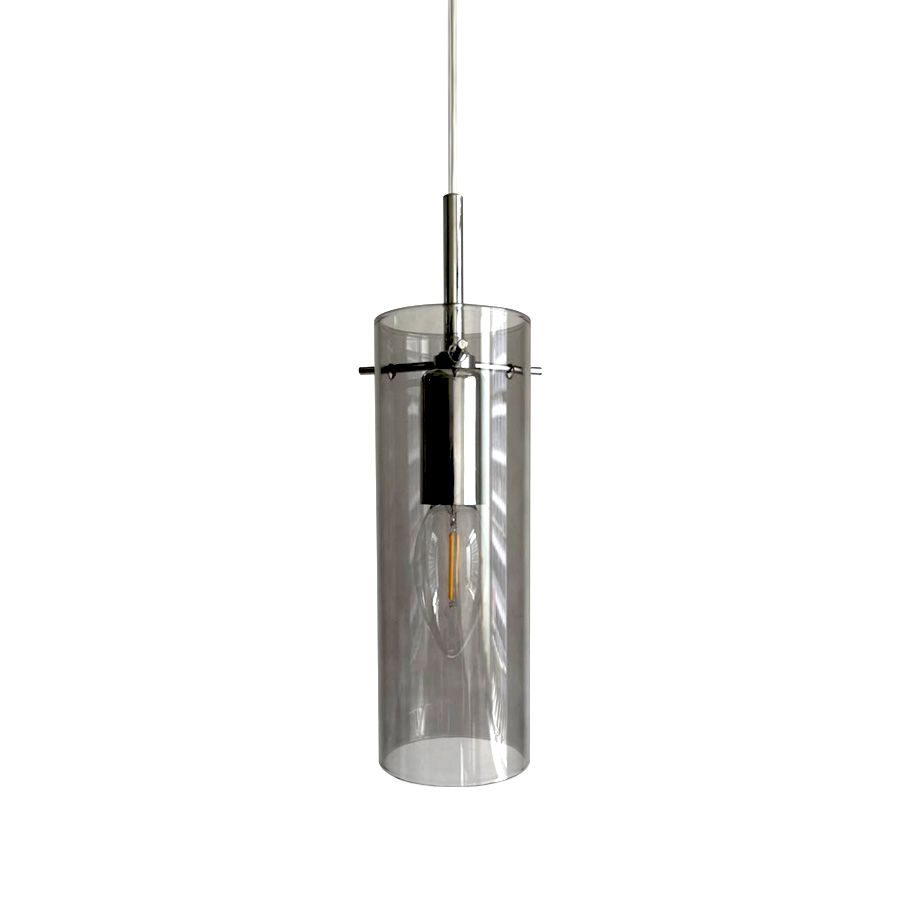 Cilinda Ø7 Chroom/gerookt raamlamp Van Nordic Lighting - Cilinda is een tijdloze raamlamp met een elegant design.