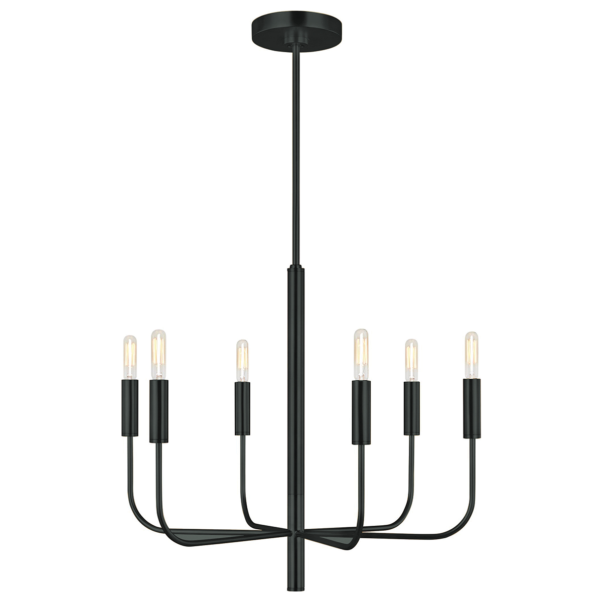 Brianna Ø60 Zwart hanglamp Van Elstead Lighting - Brianna is een decoratieve plafondlamp met een minimalistisch en modern design.