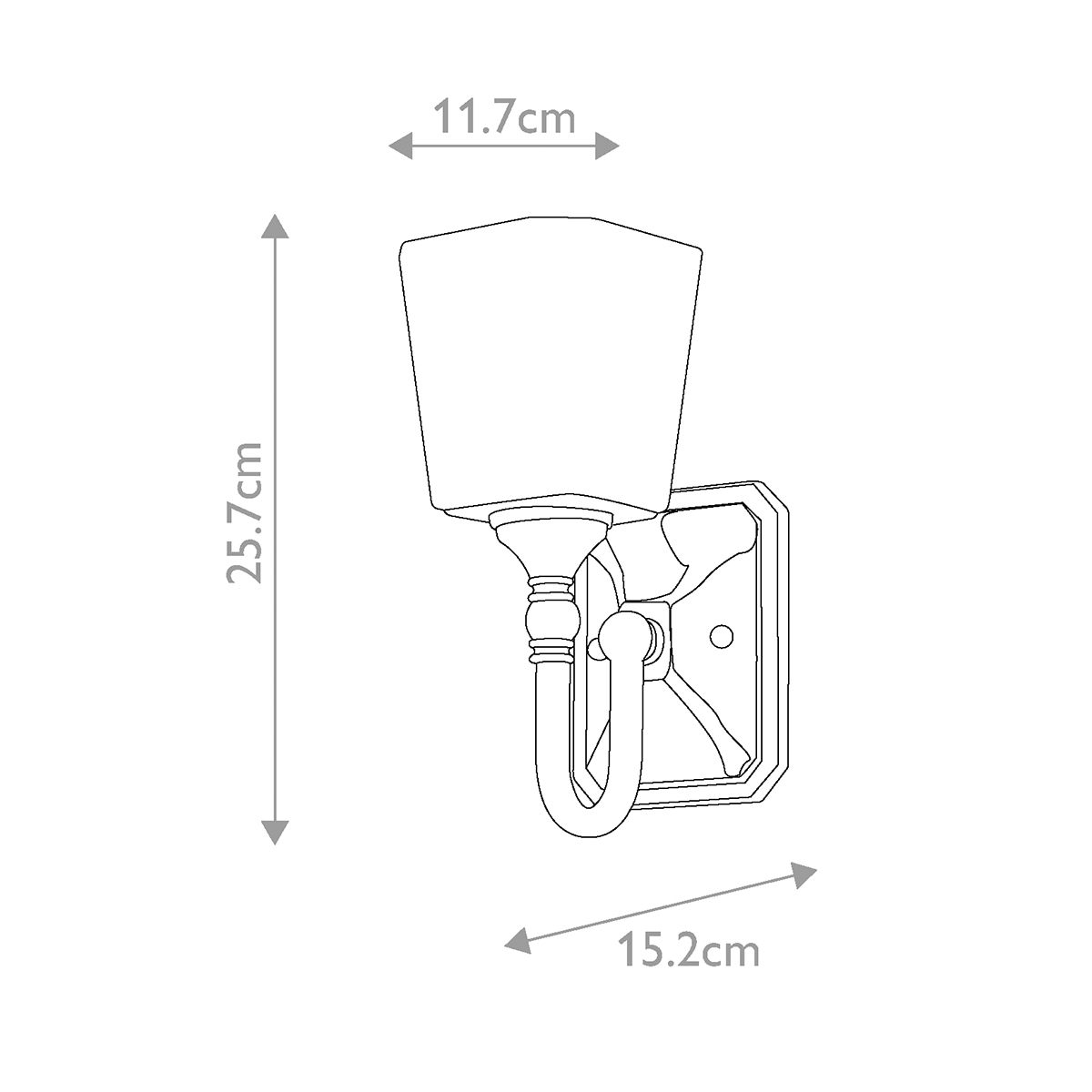Concord 26cm Chroom badkamerlamp Van Elstead Lighting - De lamp wordt geleverd met een 3W LED G9-lichtbron, die zorgt voor energiezuinige en duurzame verlichting.