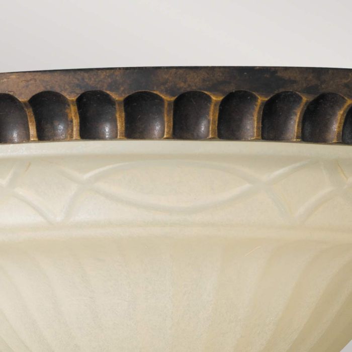 Drawing Room Ø33 Bronzen plafondlamp Van Elstead Lighting - Drawing Room &auml;r en kollektion i klassisk edvardiansk stil.