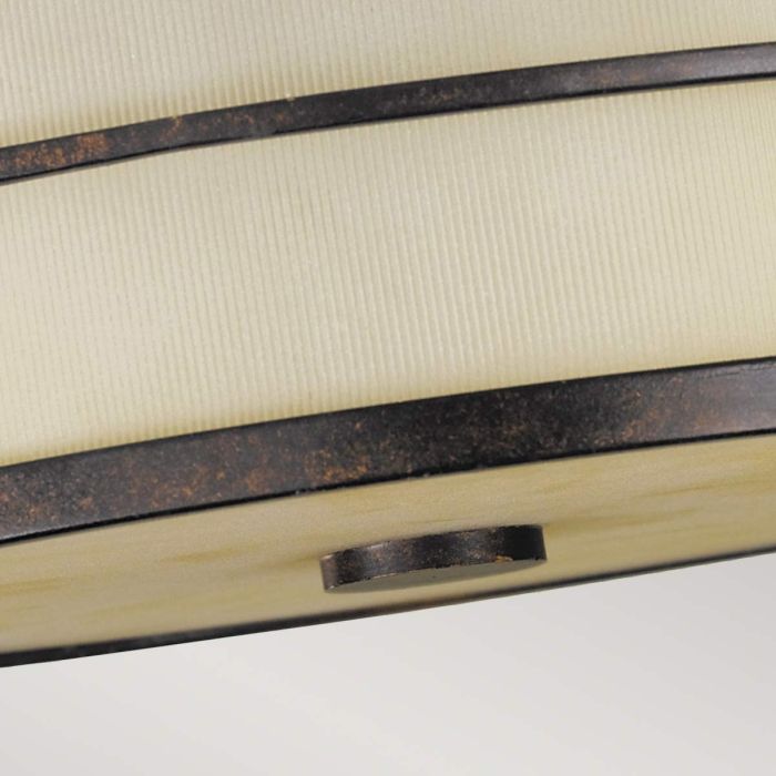 Fusion Ø34 Bronzen plafondlamp Van Elstead Lighting - 