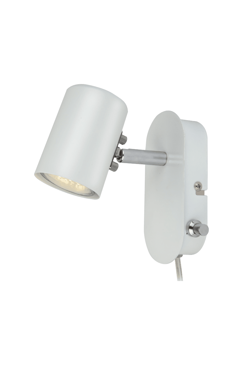 Balder Wit leeslamp Van Aneta Lighting - De Balder wandlamp is eenvoudig te monteren en te gebruiken en biedt zowel stijlvolle als praktische verlichting voor in huis.