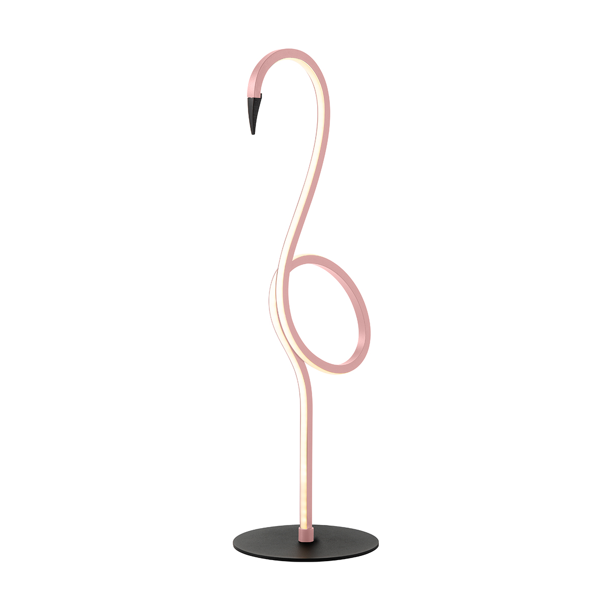 Flamingo 50cm Roze tafellamp Van Elstead Lighting - Flamingo &auml;r en konstn&auml;rlig och elegant bordslampa som kombinerar modern design med skulptural estetik.
