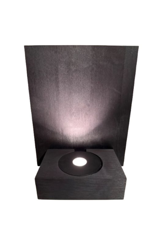 Wallight LED 28cm Zwart Van Frilight - Als u een nieuwe of eigen lichtbron wilt gebruiken, moet dit een platte G4 LED-lamp zijn met een maximaal vermogen van 5 W en 12 V.