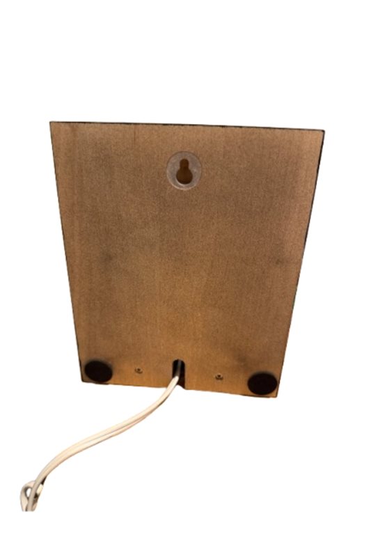 Wallight LED 28cm Zwart Van Frilight - Als u een nieuwe of eigen lichtbron wilt gebruiken, moet dit een platte G4 LED-lamp zijn met een maximaal vermogen van 5 W en 12 V.