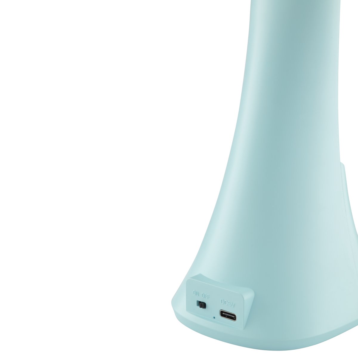 Idana 37cm Blauw kinderlamp Van Brilliant - Bovendien heeft de lamp een praktische USB-C-aansluiting in de voet, waardoor u uw externe apparaten, zoals een mobiele telefoon of tablet, direct via de lamp kunt opladen - perfect om uw bureau georganiseerd te houden.