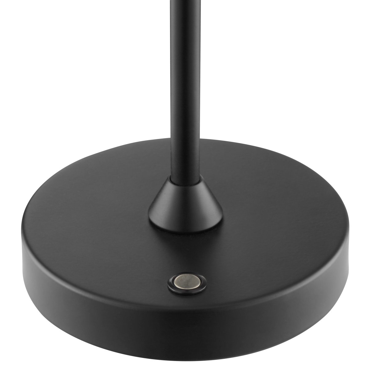 Elora 37cm Zwart Draagbare Van Brilliant - De lamp is gemaakt van metaal en kunststof en is voorzien van een touchdimmer op de lampvoet.