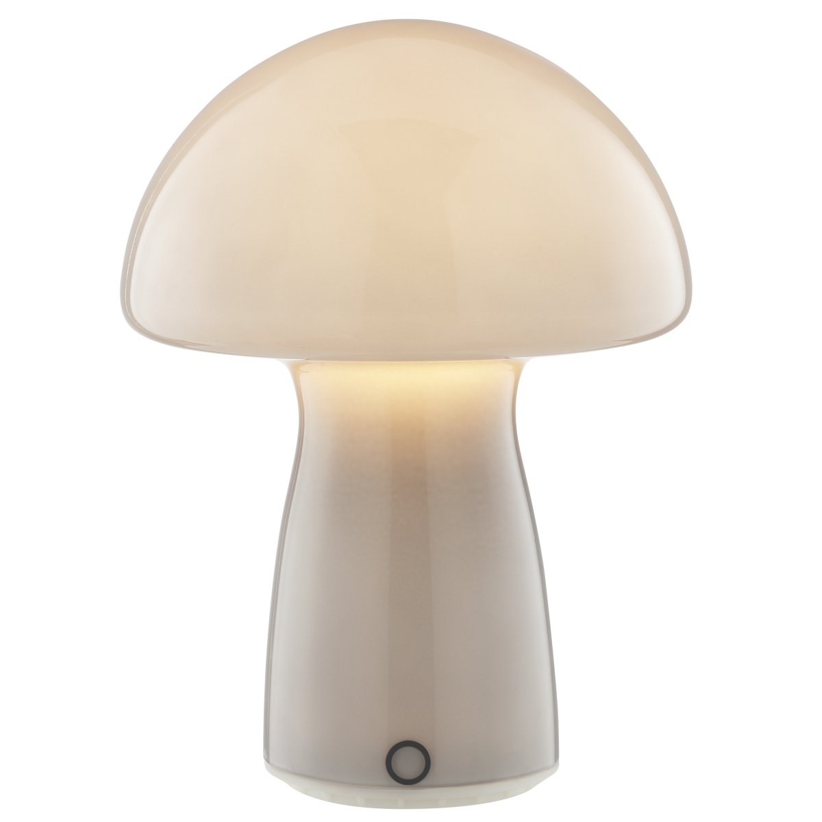 Erik 22cm Grijs Draagbare Van Brilliant - De lamp is dimbaar in drie standen via de ge&iuml;ntegreerde touchdimmer op de voet, waardoor de lichtsterkte eenvoudig aan te passen is aan de gelegenheid.