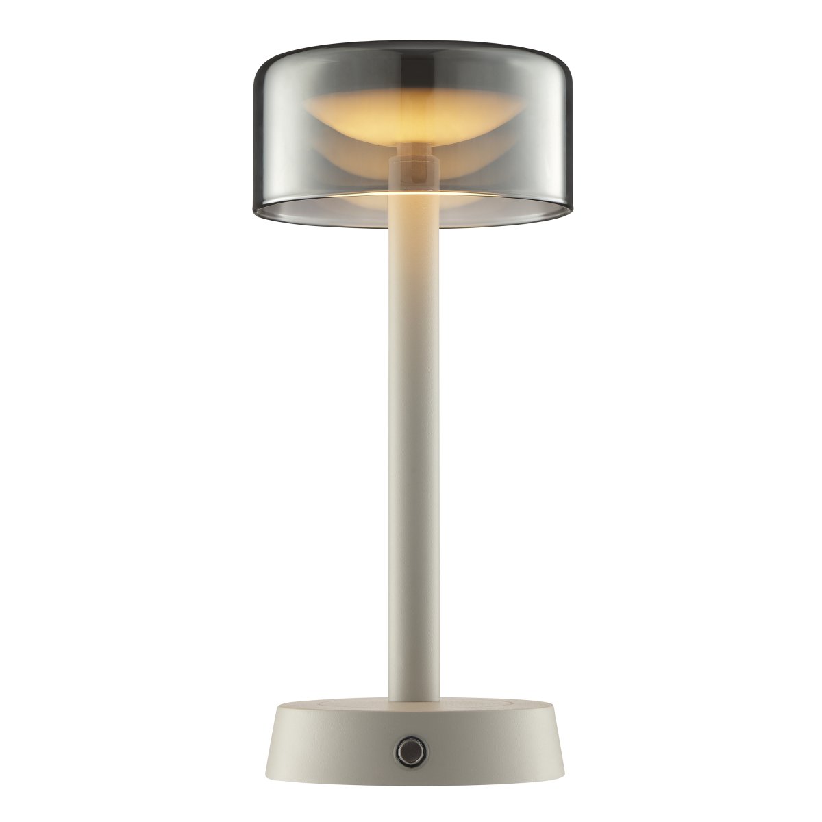 Razor 26cm Beige Draagbare Van Brilliant - De lamp is dimbaar in drie stappen via de touchdimmer op de voet, wat zorgt voor een flexibele lichtsterkte, afhankelijk van uw behoeften en stemming.